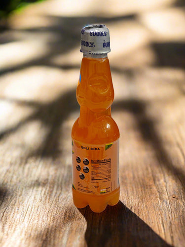 BUBBLY - Orange Fizz Goli Soda 250ml (Pack of 6 Pcs)